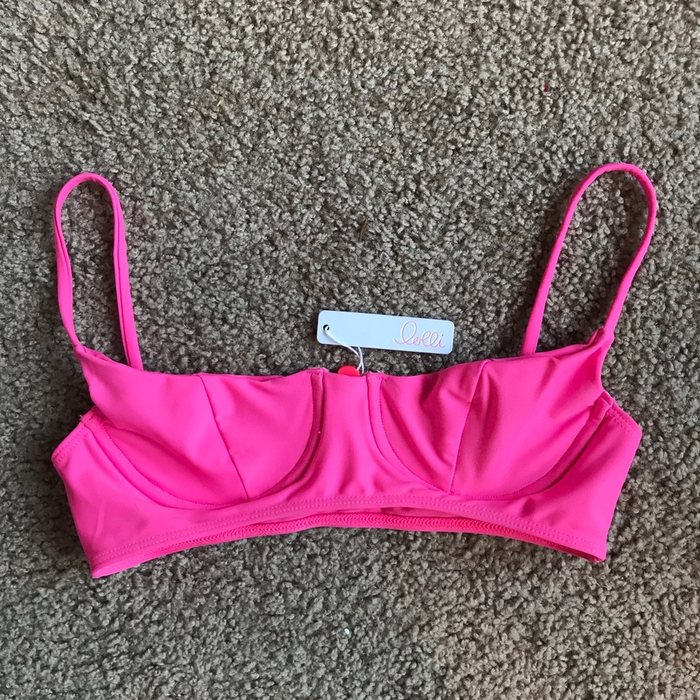 Lolli pink ‘Juicy’ underwire bikini top